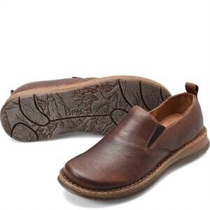 NEW BORN men's bryson slip on in dark brown